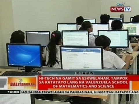 Hi-tech na gamit sa eskwelahan, tampok sa Valenzuela School of Mathematics and Science