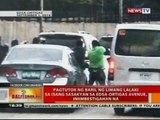 Pagtutok ng baril ng limang lalaki sa isang sasakyan sa EDSA-Ortigas Avenue, iniimbestigahan na