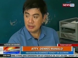 NTG: Panayam kay Atty. Dennis Manalo, abugado ni Domingo 'Sandy' De Guzman