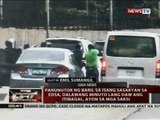 Panunutok ng baril sa isang sasakyan, dalawang minuto lang daw ang itinagal, ayon sa mga saksi