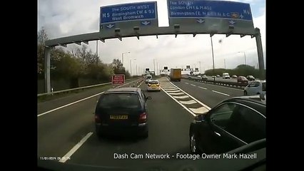 Caravan driver crash - M6 M5