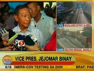 UB: VP Binay, dumepensa sa isyung niluto umano ang bidding para sa Makati City Hall Bldg. II