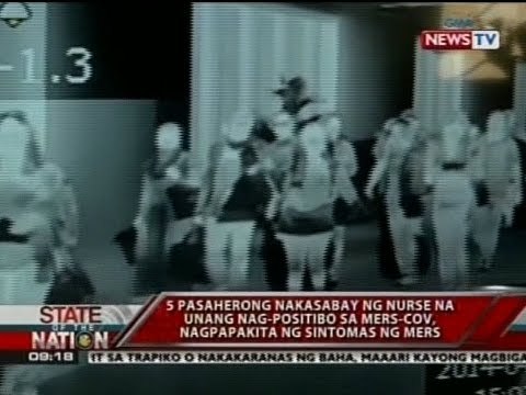 5 pasaherong nakasabay ng nurse na unang nag-positibo sa MERS-COV, nagpapakita ng sintomas ng MERS