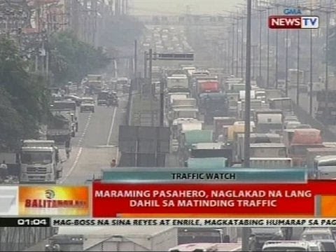 BT: Maraming pasahero, naglakad na lang dahil sa matinding traffic
