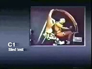 BMW C1 Crash Test - Seat Belt Sled Test