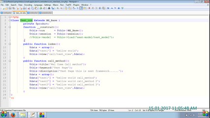 PHP Next Framework basic configration part 3