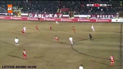 Lukas Podolski Goal HD - Elazigspor 0-1 Galatasaray 17.01.2017