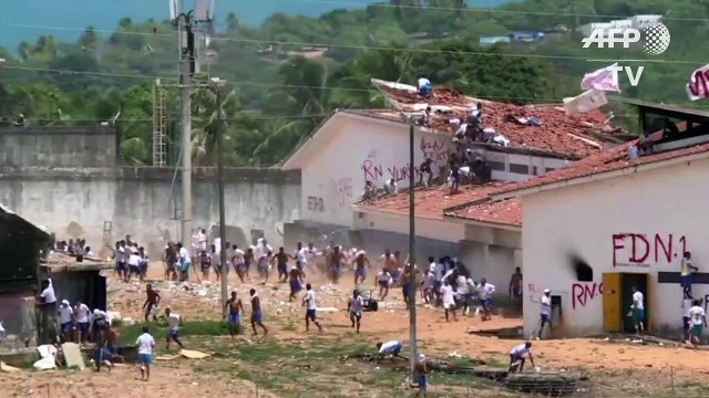 Brazilian police intervene at Alcacuz prison during inmate riot
