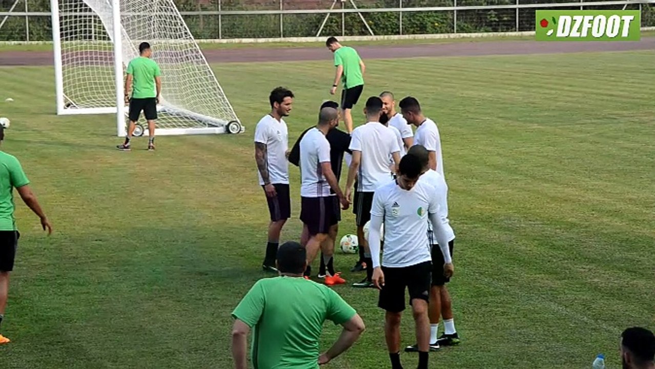 ALG-TUN J-2 Entrainement des verts