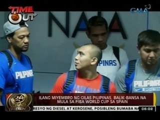 24 Oras: Ilang miyembro ng Gilas, balik-Pilipinas na
