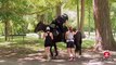 Cop Goes Horse Riding Backwards! - Just For Laughs Gags