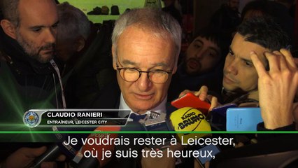 Leicester - Ranieri : "Je suis très heureux à Leicester"