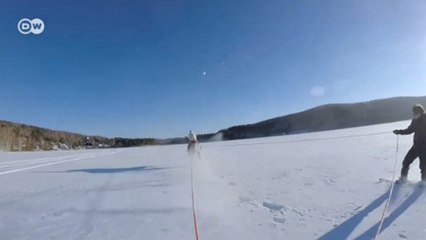 Russos inventam modalidade de esporte na neve