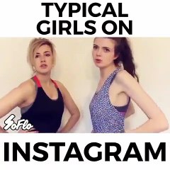 typical girl on instagram