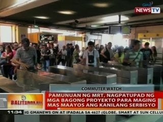 BT: Pamunuan ng MRT, nagpatupad ng mga bagong proyekto para maging maayos ang kanilang serbisyo