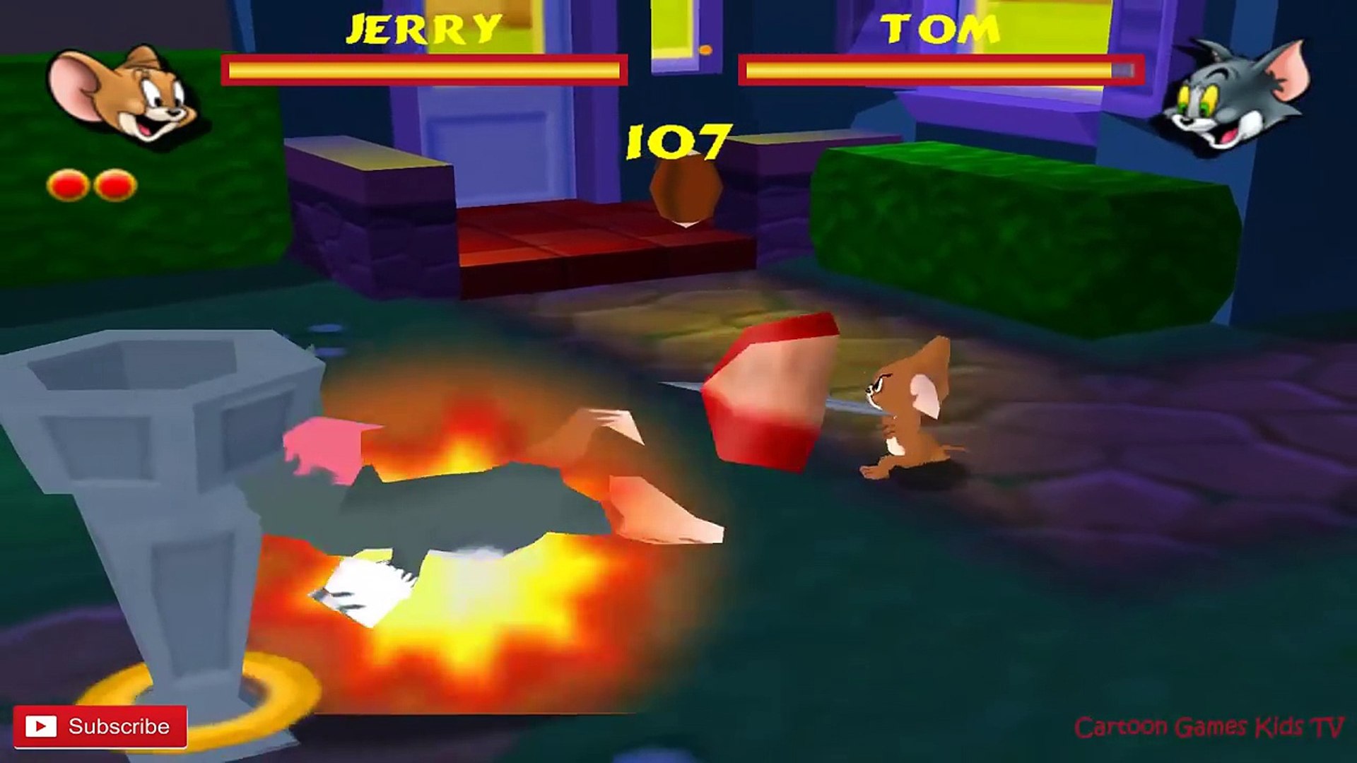 Tom and Jerry Fists of Furry / Jerry / Cartoon Games Kids TV