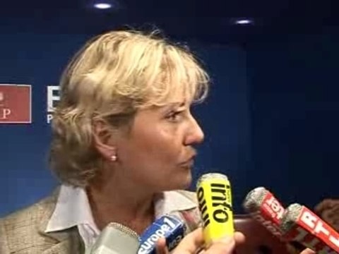 Nadine Morano à la conférence de presse UMP