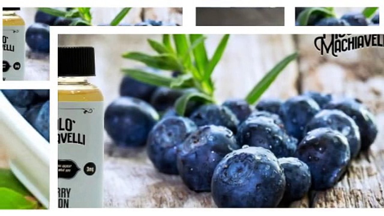 Blueberry Flavored E-Cigarette and Vaping E-Liquid