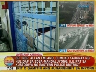 UB: Sr. Insp. Emlano, sumuko kaugnay ng hulidap sa EDSA