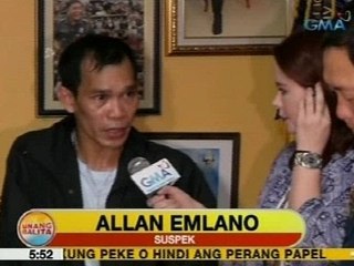 UB: Isa pang pulis na sangkot umano sa hulidap na si Sr. Insp. Allan Emlano, sumuko na