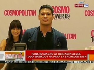 BT: Pancho Magno at Benjamin Alves, todo-workout na para sa Bachelor Bash
