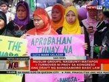 Muslim groups, nagbunyi matapos i-turnover ni PNoy sa Kongreso ang draft ng Bagsamoro Basic Law