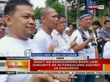 BT: Draft ng Bangsamoro Basic Law, isinumite na ni Pangulong Aquino sa Kongreso