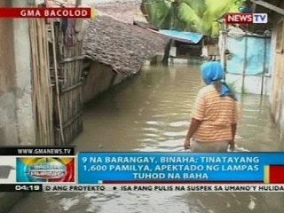 BP: 9 na barangay, binaha