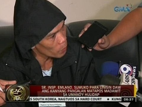 24 Oras: 1 pang pulis, sumuko para linisin daw ang pangalan sa pagkakadawit sa hulidap