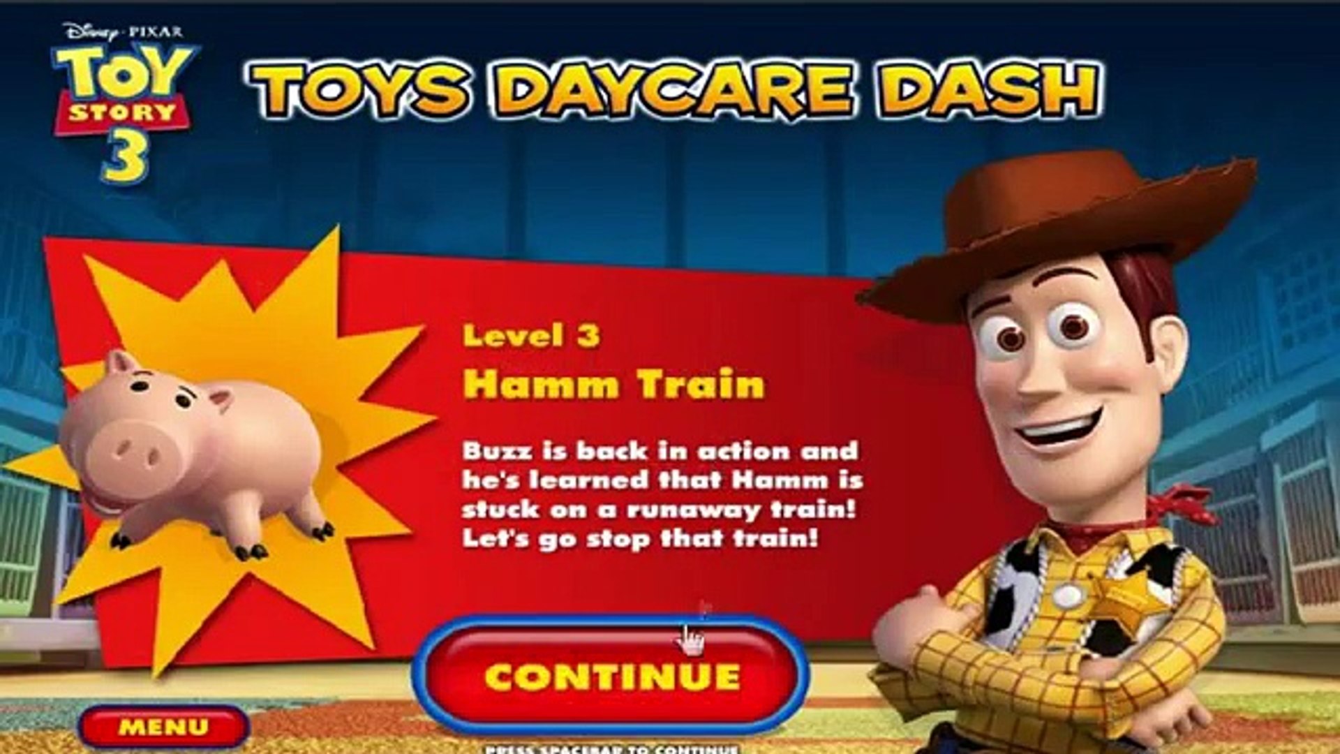 Toy Story 3 Toys Daycare Dash (Full Games)