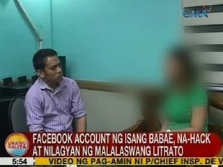 UB: Facebook account ng isang babae, na-hack at nilagyan ng malalaswang litrato
