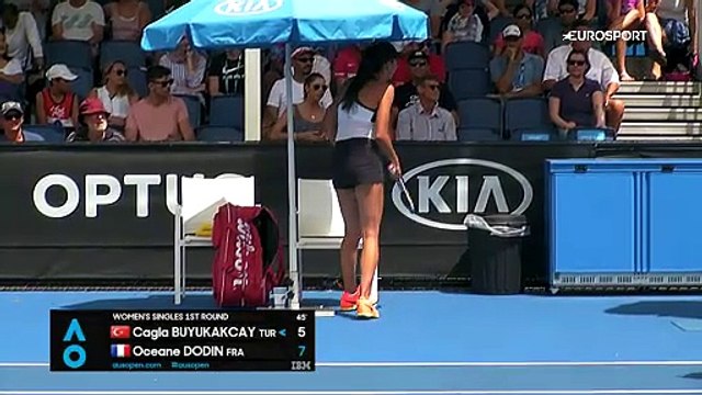 Avustralya Açık: Çağla Büyükakçay - Oceane Dodin (Özet)