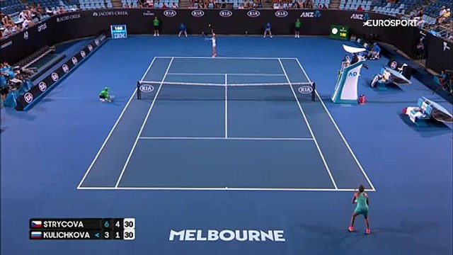 Avustralya Açık 2017: Barbora Strycova - Elizaveta Kulichkova (Özet)