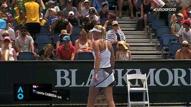 Avustralya Açık: Donna Vekic - Lizette Cabrera (Özet)