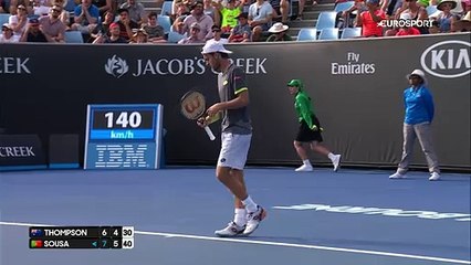 Avustralya Açık: Jordan Thompson - Joao Sousa (Özet)