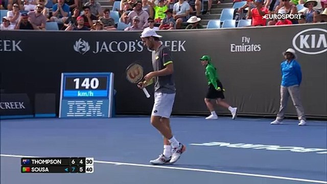 Avustralya Açık: Jordan Thompson - Joao Sousa (Özet)