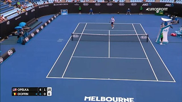 Avustralya Açık: David Goffin - Reilly Opelka (Özet)