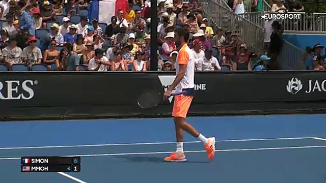 Avustralya Açık: Gilles Simon - Michael Mmoh (Özet)