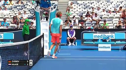 Avustralya Açık: Alexander Zverev - Robin Haase (Özet)