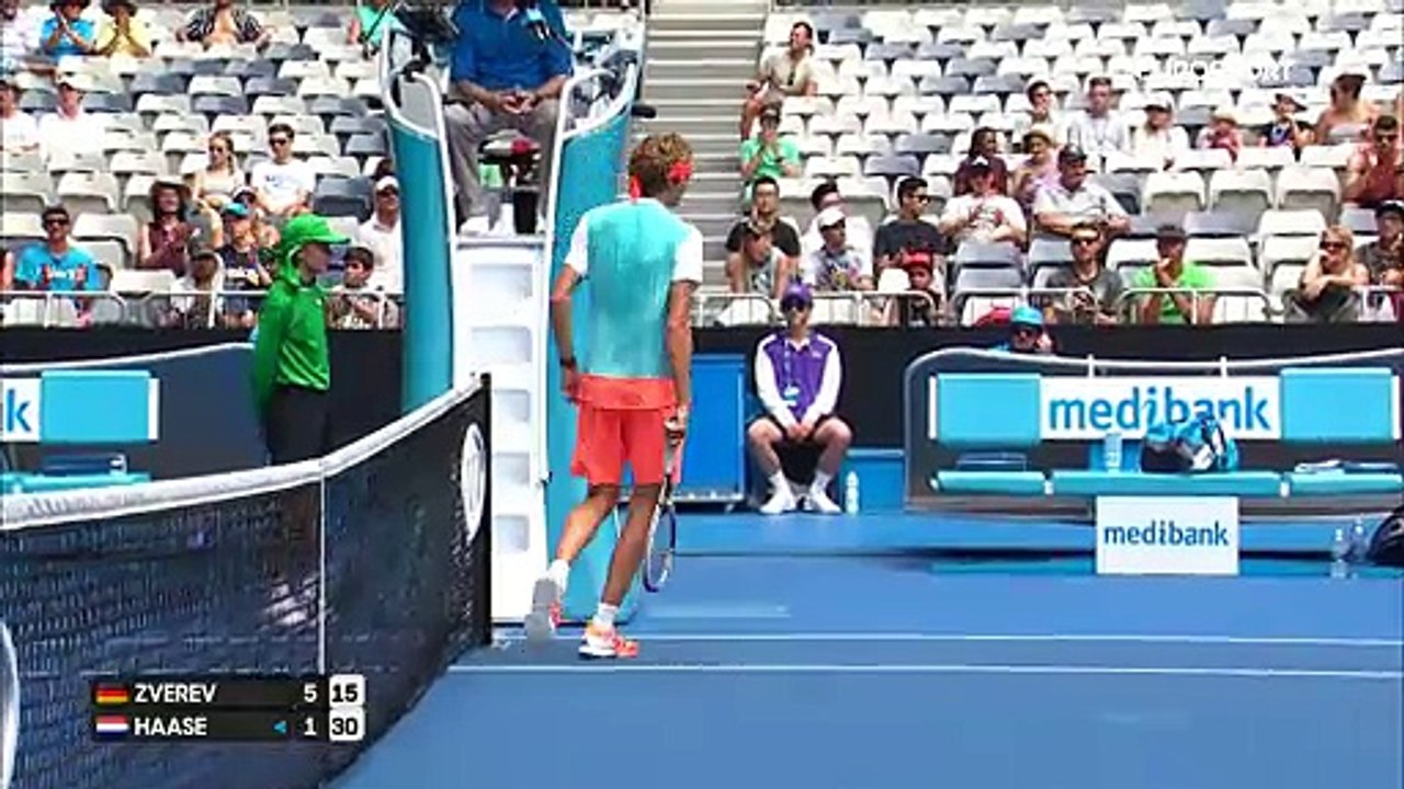 Avustralya Açık: Alexander Zverev - Robin Haase (Özet)