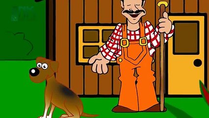 BINGO Dog Song - There Was A Farmer Had A Dog - Cartoon Animation Rhymes & Songs for Children