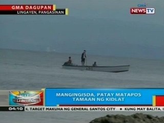 BP: Mangingisda, patay matapos tamaan ng kidlat