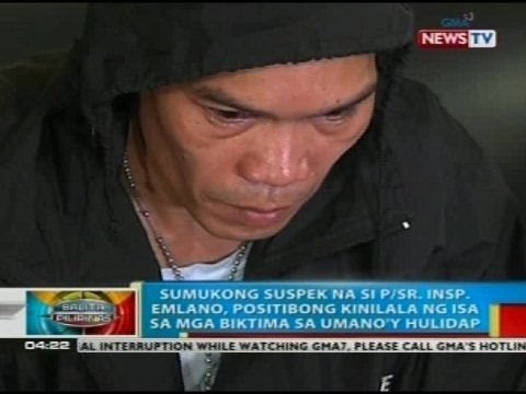 P/Sr. Insp. Emlano, positibong kinilala ng isa sa mga biktima sa umano'y hulidap