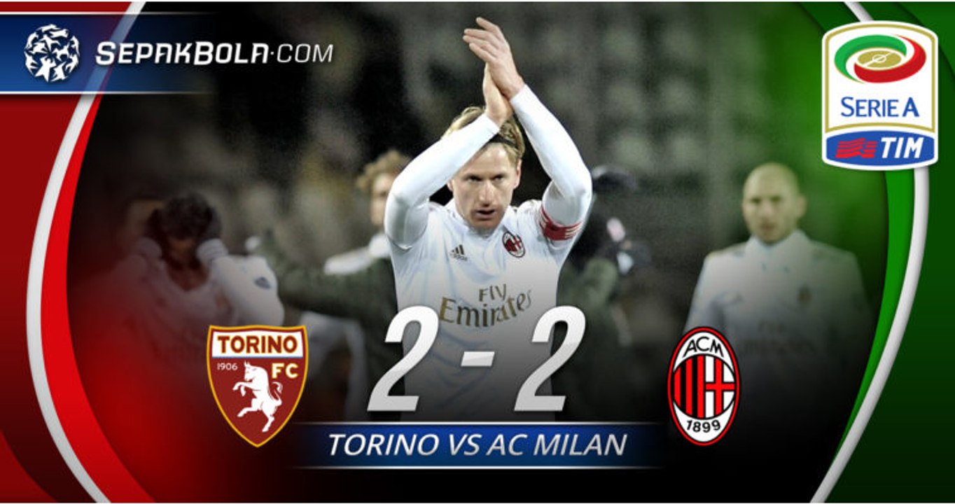 Cuplikan Gol Torino 2-2 AC Milan Comeback Rossoneri Hanya Hasilkan Satu Poin
