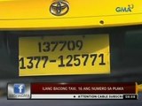 24Oras: Ilang bagong taxi, 16 ang numero sa plaka