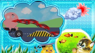Colors for Children to Learn with Packman Cartoon Car Toys - Colours for Kids to Learn