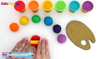 Kids Toys P3  Learn Rainbow Colors with PlayDoh  Creative Fun for Kids with Play Dough Art   YouTube