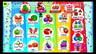 Baby Play & Learn Colors, Fruits and Vegetables With Funny Food, Educational Game For Kids