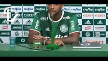 Coletiva de apresentação de Felipe Melo no Palmeiras