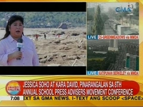 Jessica at Kara David, pinarangalan sa 8th annual School Press Advisers Movement conference